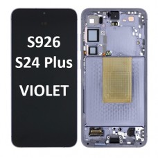 Samsung  SM-S926 (S24 Plus 5G 2024) OLED LCD touch screen (Original Service Pack) with frame [Violet] GH82-33410C